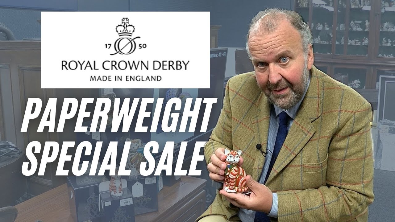 Making a PROFIT on Royal Crown Derby PAPERWEIGHTS