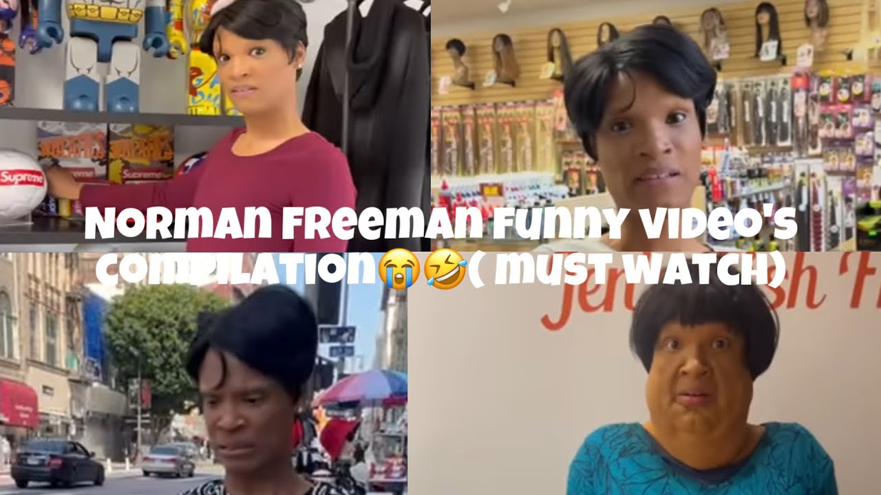 NORMAN FREEMAN FUNNY VIDEOS COMPILATION😂🤣10k subs special🫢(MUST WATCH) #algorithm #funny #trending