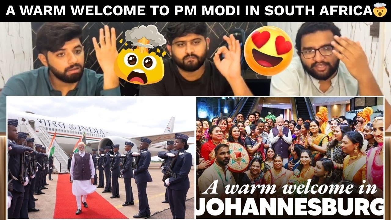 Reaction On PM Modi Spectacular Welcome in Johannesburg | साउथ अफ्रीका टूर | Pakistani Reaction🔥