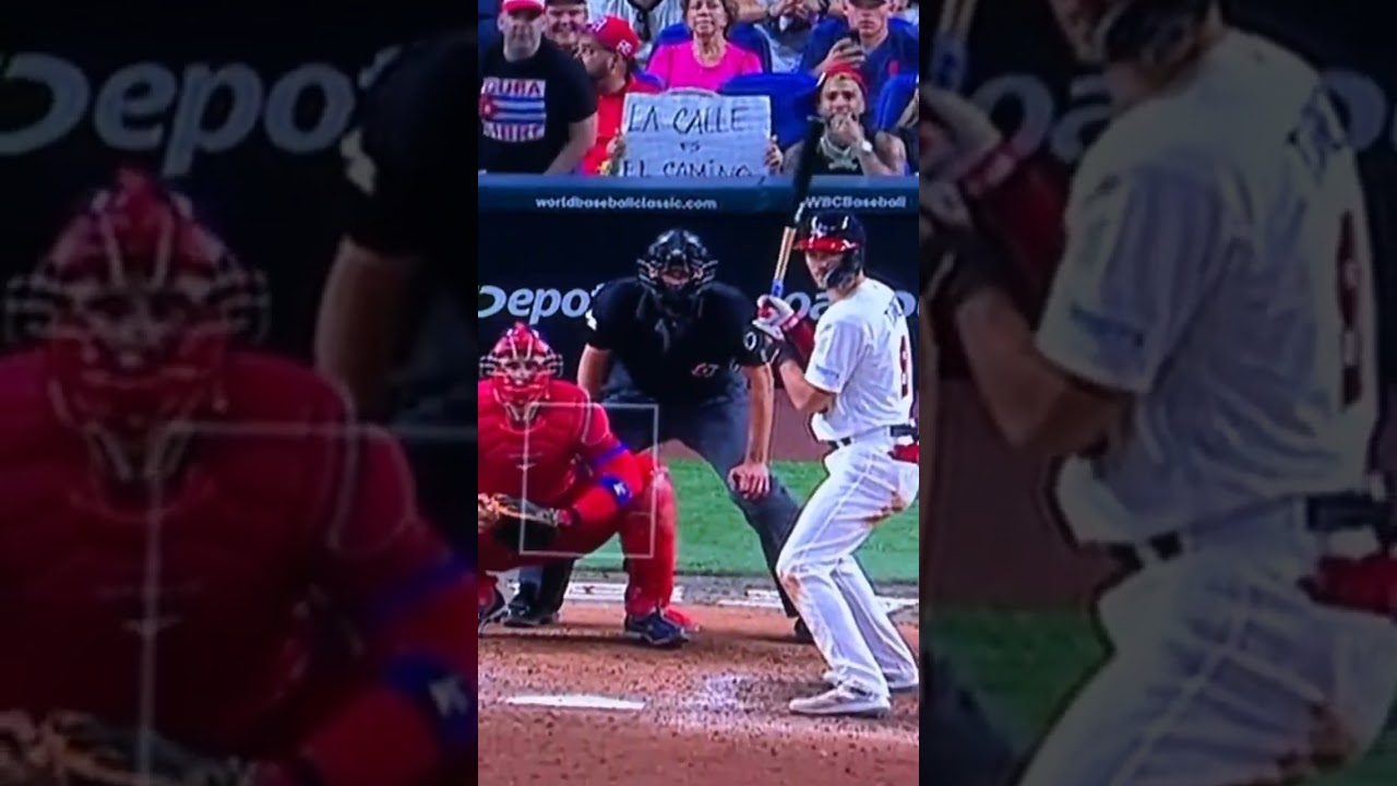 Otaola en el Cl&aacute;sico Mundial de B&eacute;isbol USA vs CUBA.. LA CALLE ES EL CAMINO #shortvideo #cuba #viral