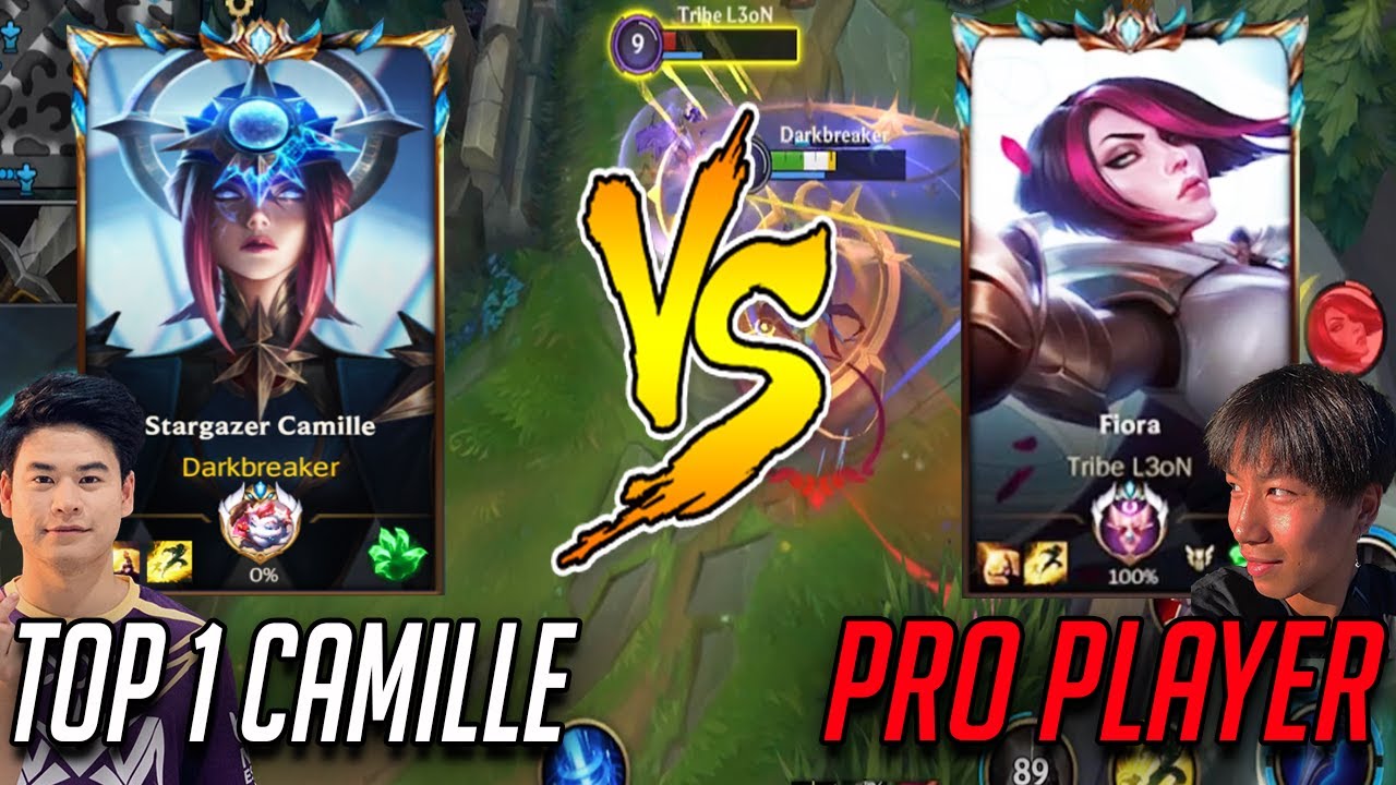 TOP 1 CAMILLE EU VS FIORA PRO PLAYER L3ON - WILD RIFT PRO GAMEPLAY