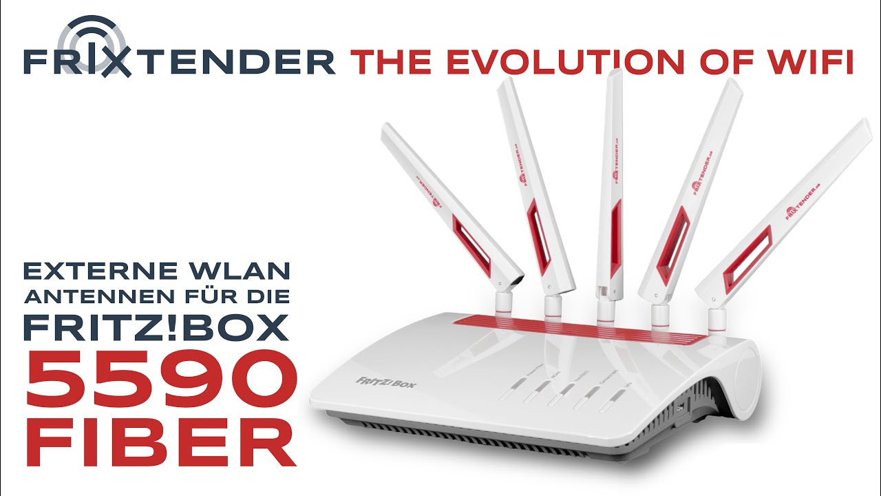 FRITZ!Box 5590 Fiber mit externen WLAN Antennen nachrüsten - FriXtender X5ci Antennensets