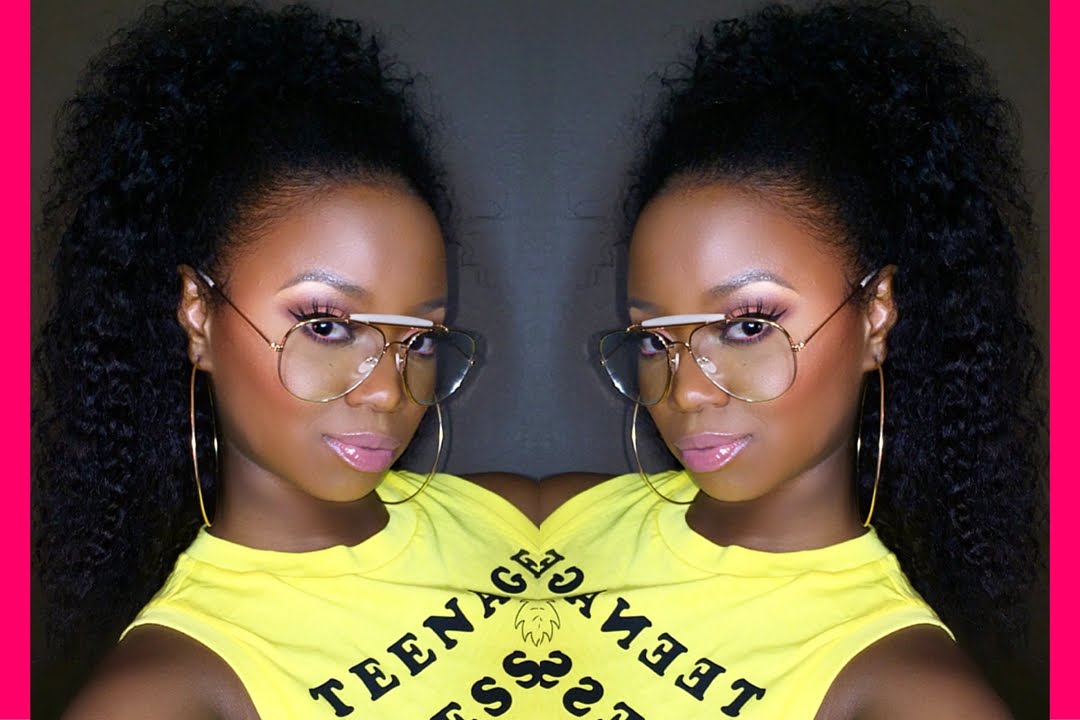 Easy High Ponytail Tutorial & Knappy Hair Extensions GIVEAWAY