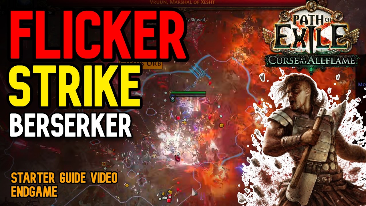 [POE 3.29] Flicker Strike Берсерк / Обновление гайда по эндгейм стартеру