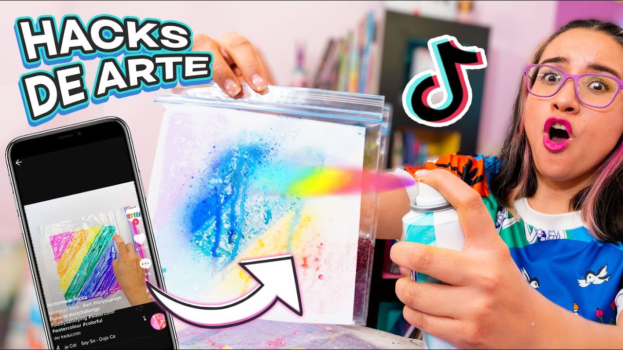DESMINTIENDO TIKTOKS DE ARTE 🧐 🌈  Craftingeek