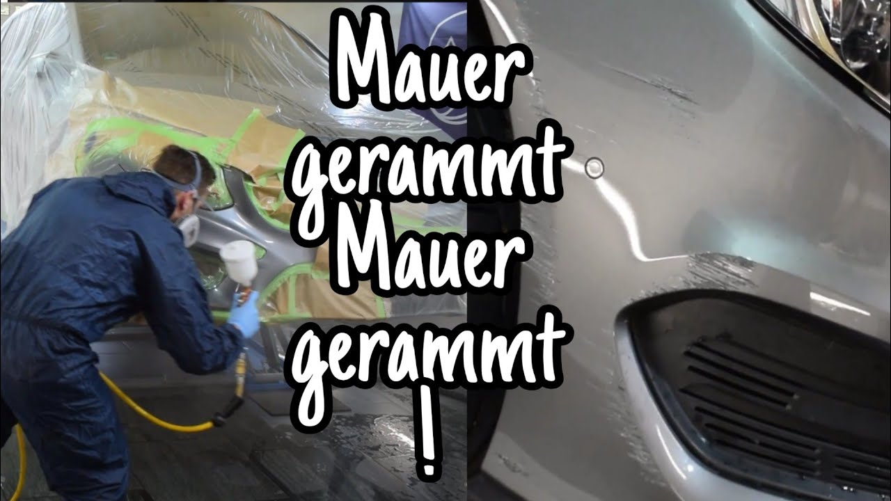 Heute wird der Benz Lackiert✌️|Smart-Repair am Stoßfänger