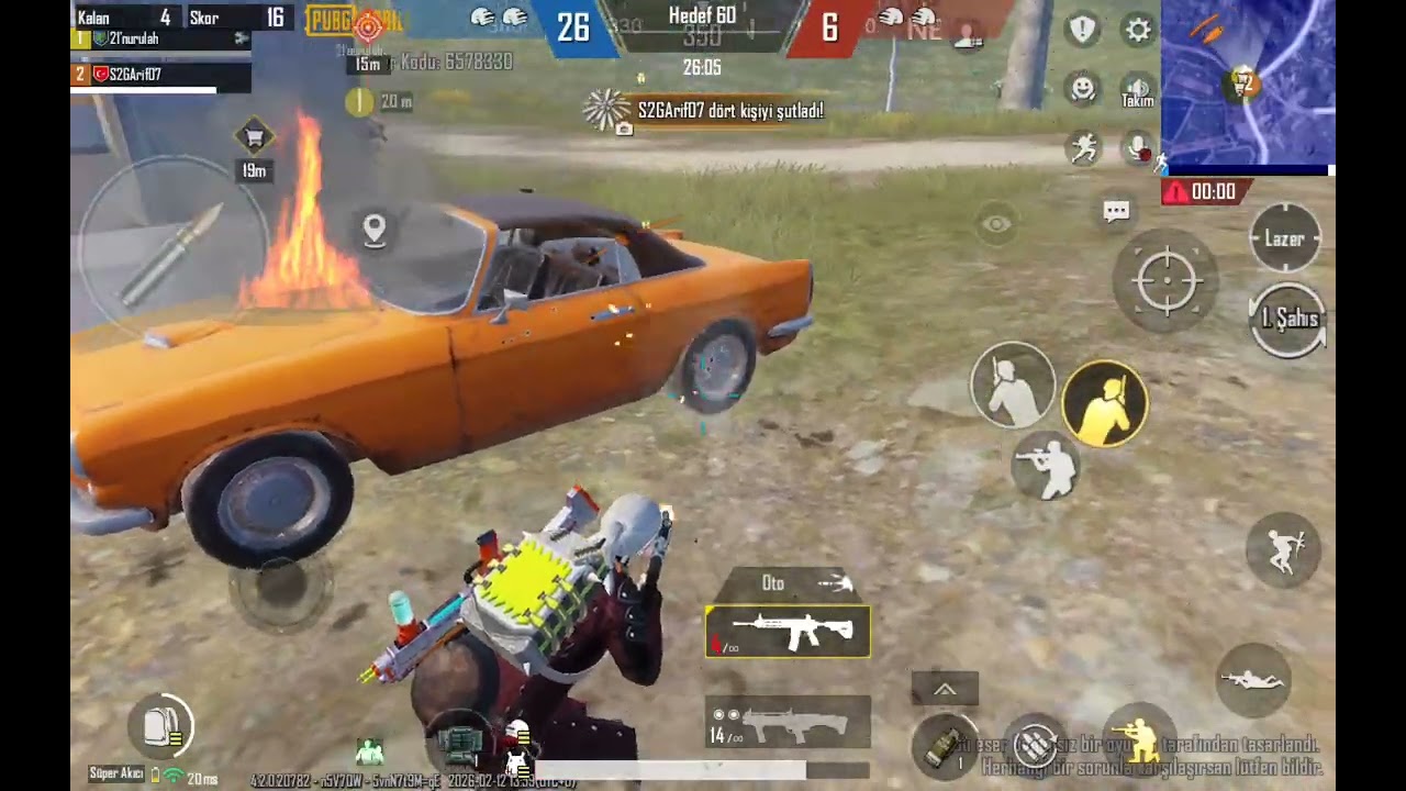 WOW MODLARINI DENİYORUZ ( PUBG MOBİLE)