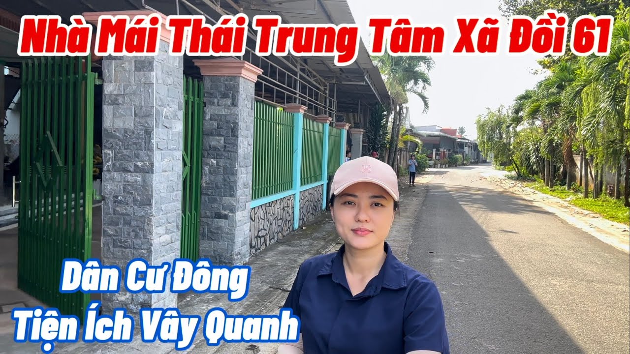 BĐS ĐỒNG NAI, Nợ Bank Bán Gấp Nhà Mái Thái Kiên Cố, Ngay Trung Tâm Của Xã Đồi 61 Cũ, Dân Cư Đông