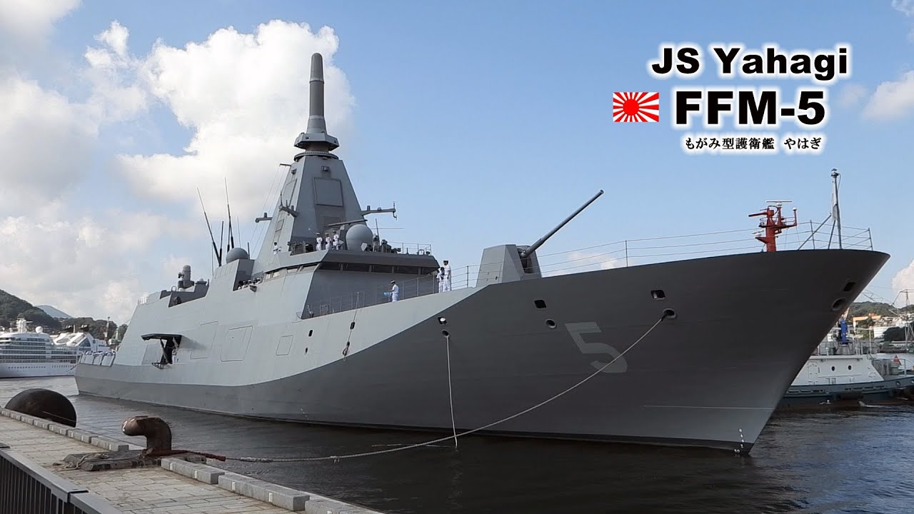 もがみ型護衛艦「やはぎ」１年ぶりに母港長崎に入港する。
