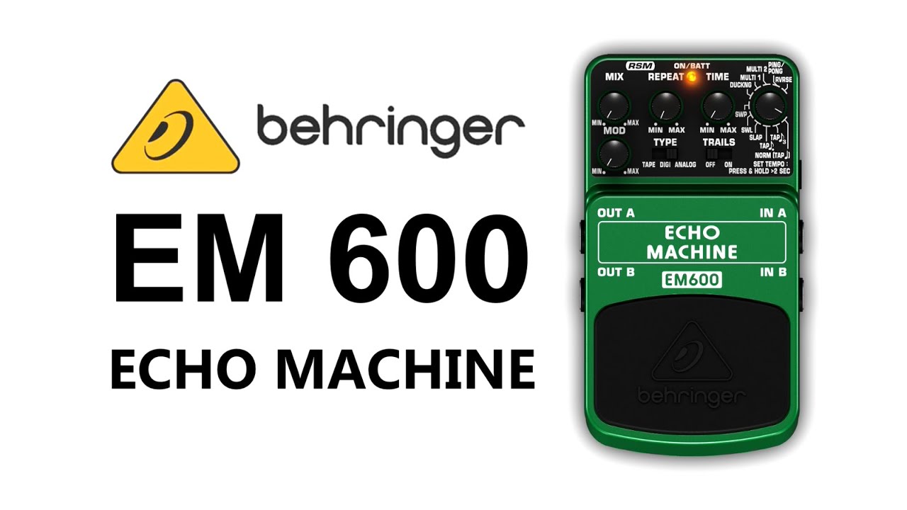 Behringer EM600 Echo Machine - Stereo Delay