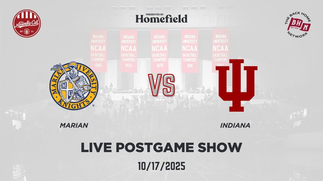 [AC] IU-Marian Exhibition Postgame Show (10-17-25)