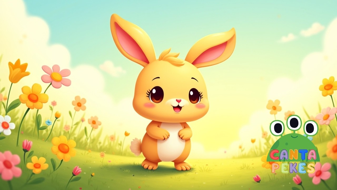 🐰⚡ Coelhinho Saltitante Não Para | Música Infantil Ativa para Crianças 🎶🌈