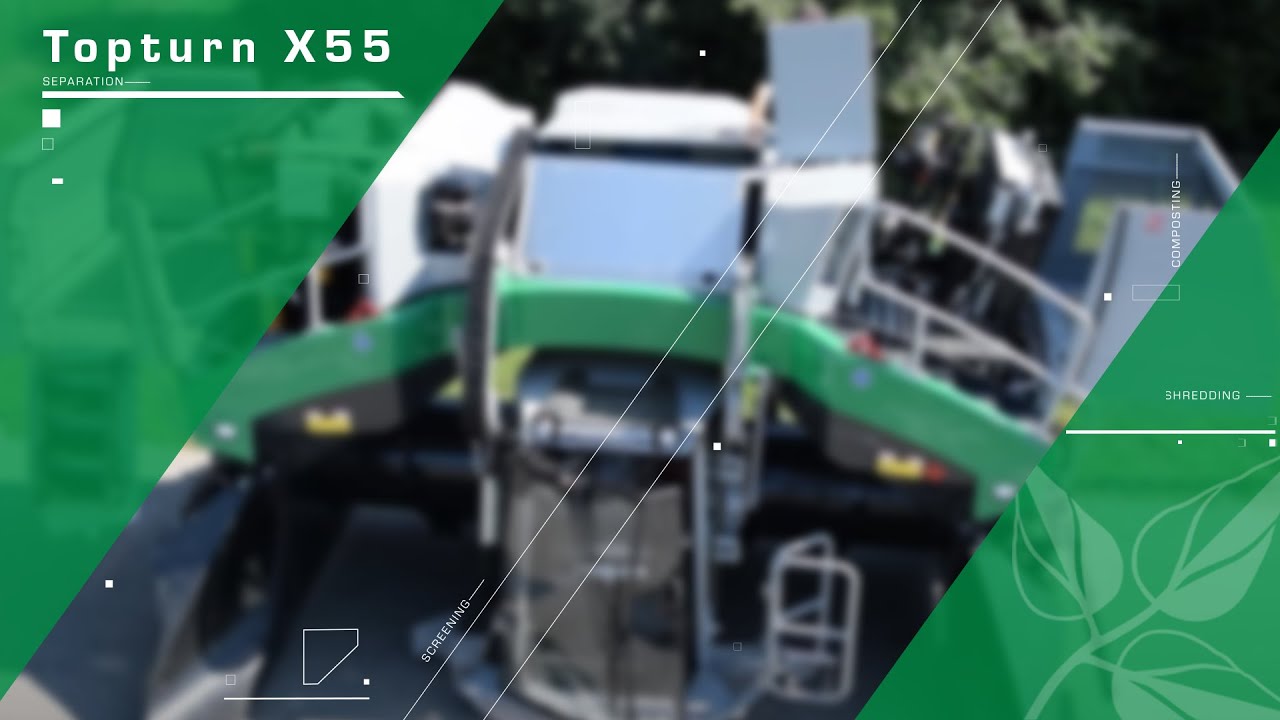 Komptech Topturn X55: Maintenance made easy!