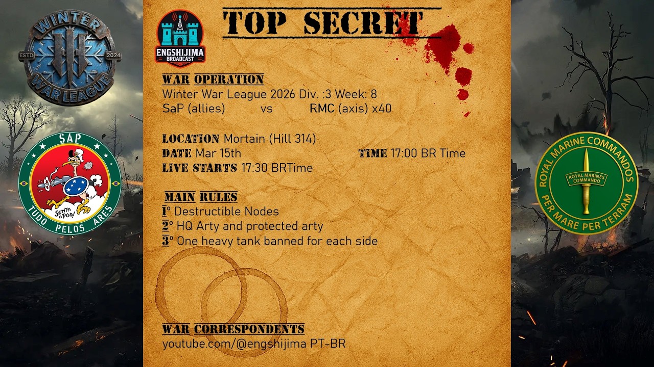 Winter War League - SaP vs RMC - Mortain -x40 - d3w8