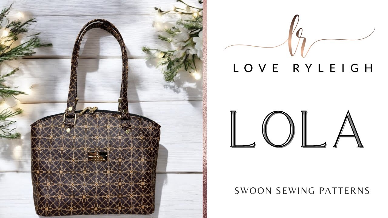 Sewing the Lola Domed Handbag by Swoon Pattern Company.
