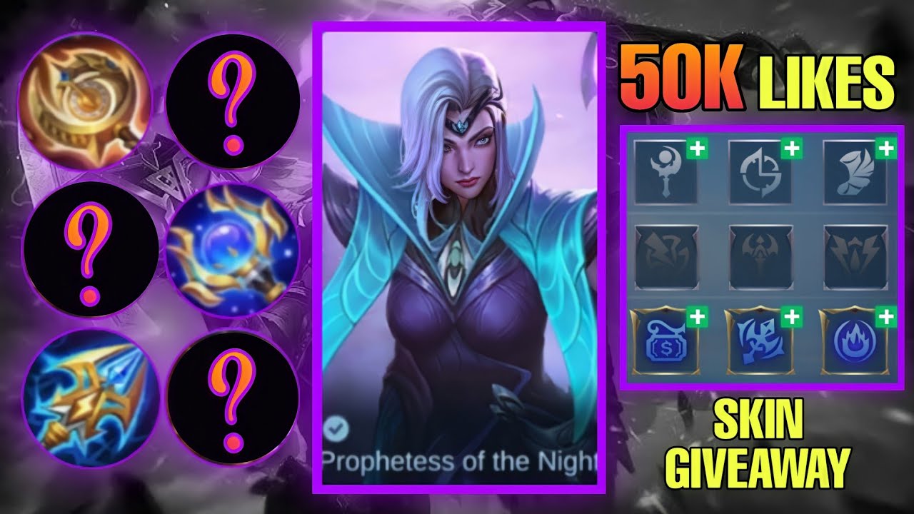 Valentina Emblem and Build Set 2022 | Valentina Best Build 2022 | Skin Giveaway ~ Mobile legends