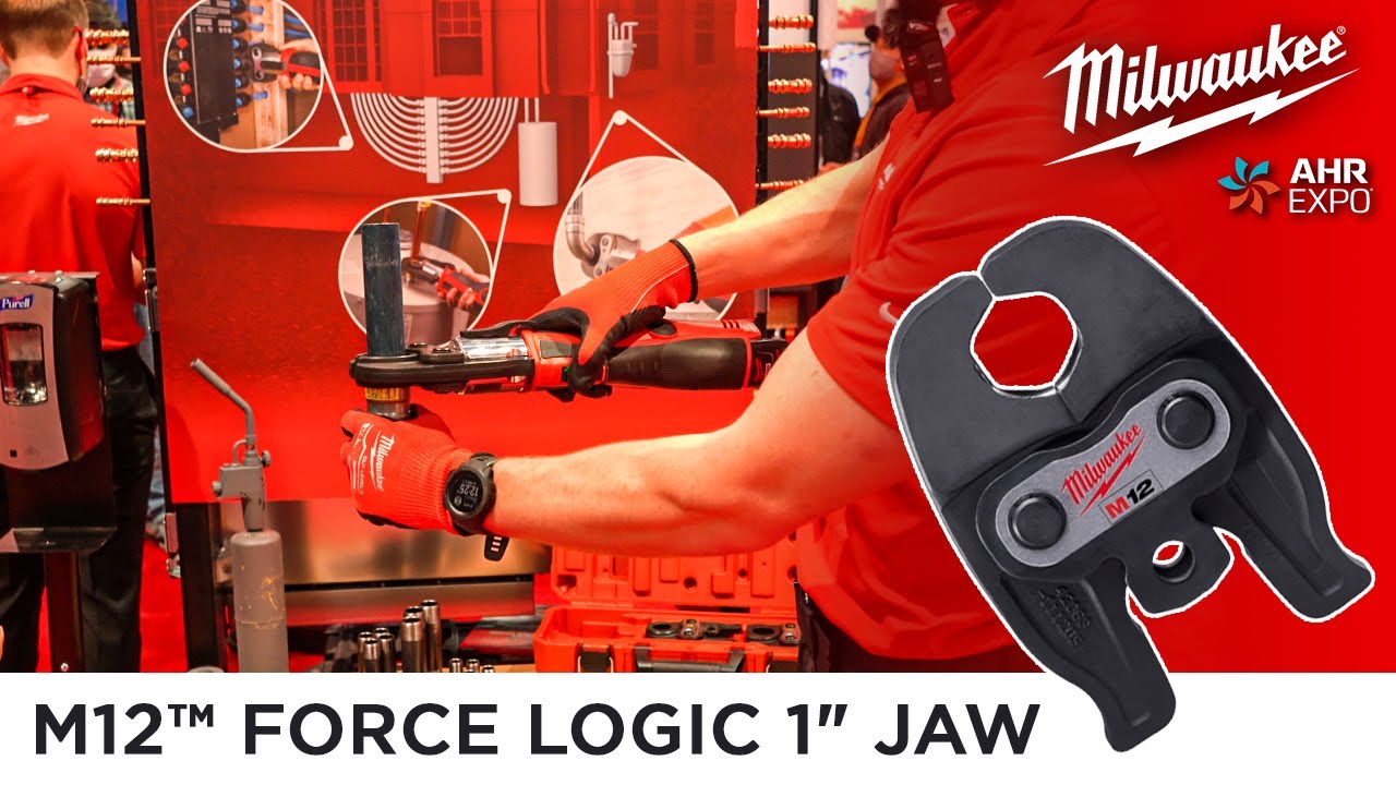 NEW Milwaukee M12™ Force Logic 1" Jaw - AHR Expo 2022.