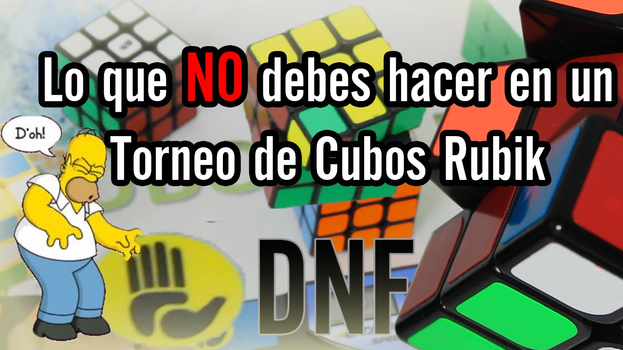 Reglas básicas para los Torneos de Rubik