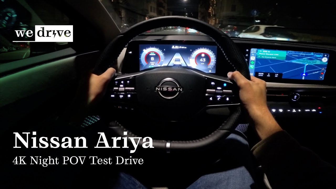 Nissan Ariya | 4K Night POV Test Drive