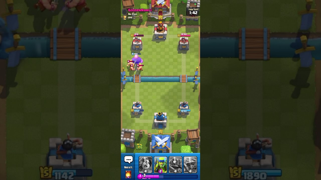 Insane match of clash royale 