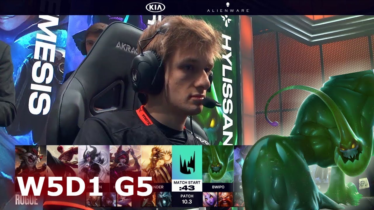 Rogue vs Fnatic | Week 5 Day 1 S10 LEC Spring 2020 | RGE vs FNC W5D1