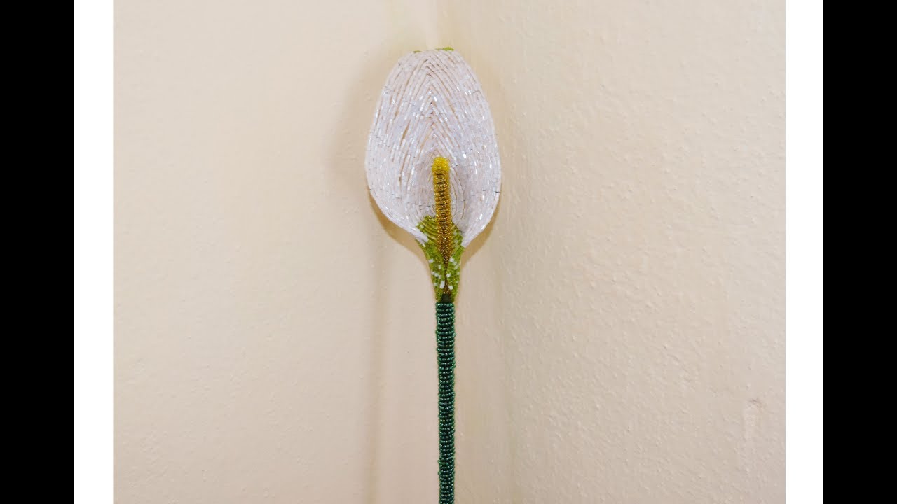 Калла из бисера / Calla beaded