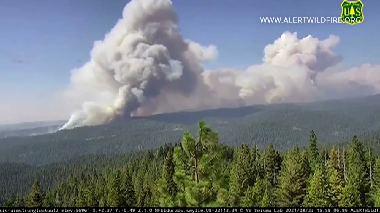 Dry winds stoke Caldor Fire in northern California