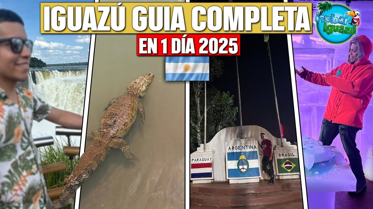 🇦🇷 Cataratas del IGUAZÚ 2025✔️ Guía Completa🗺️ (Hospedaje, Gran Aventura, IceBar y Triple Frontera)