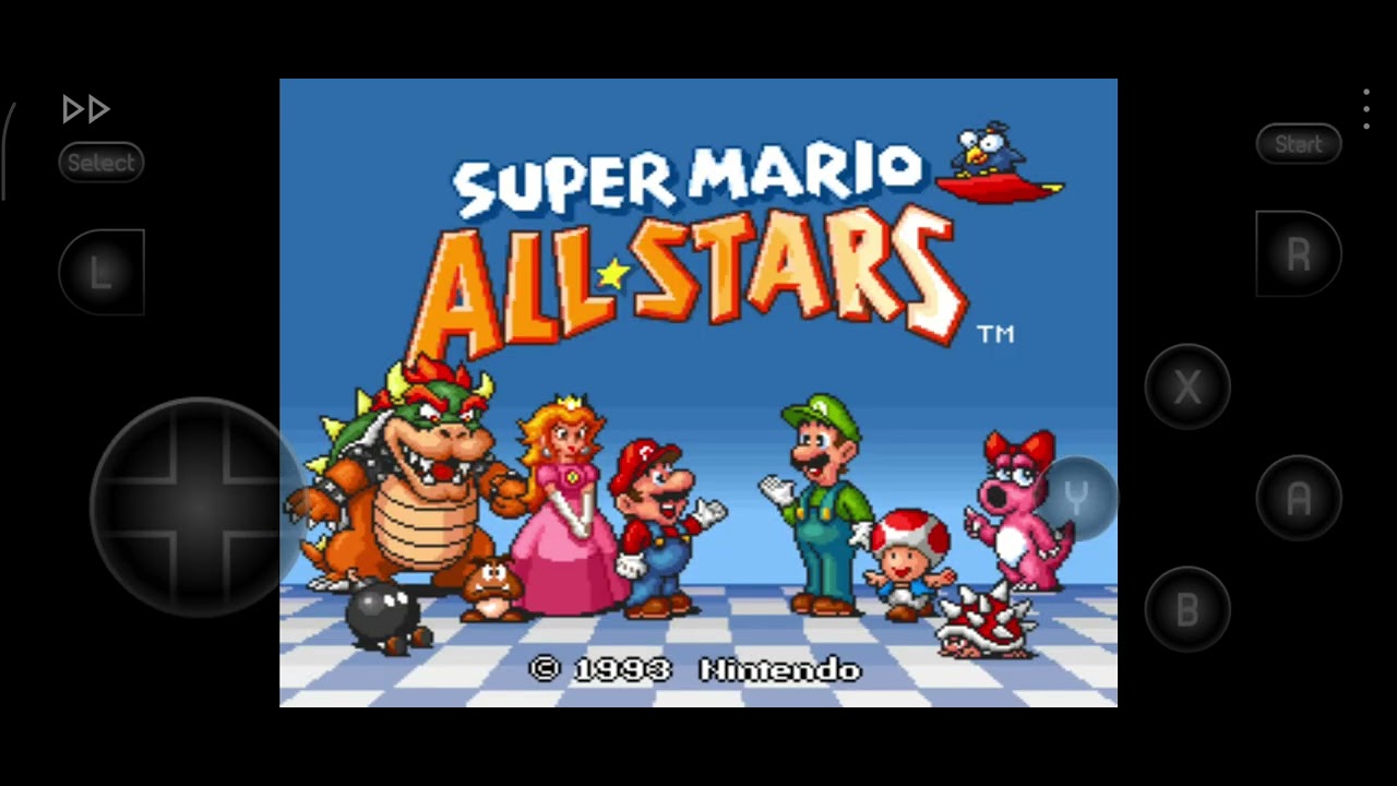Super Mario Bros all stars para super nes