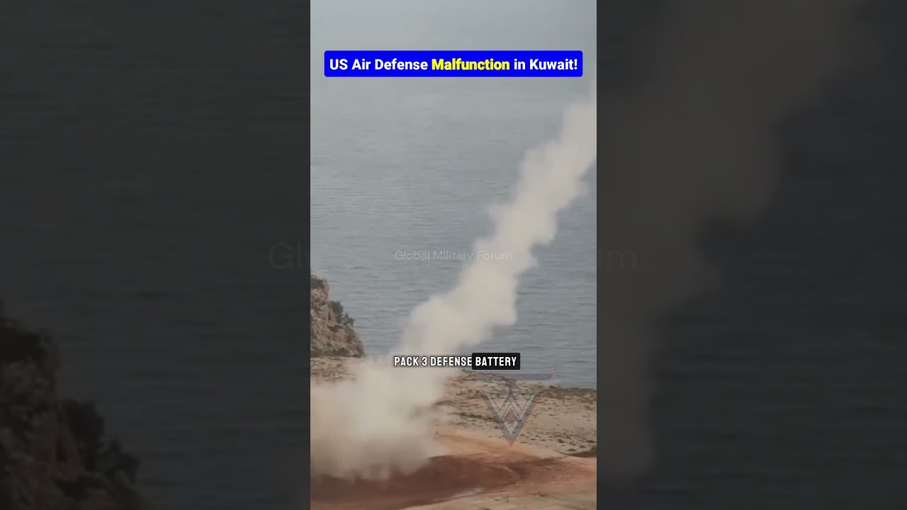 Patriot Missile Boomerangs in Kuwait