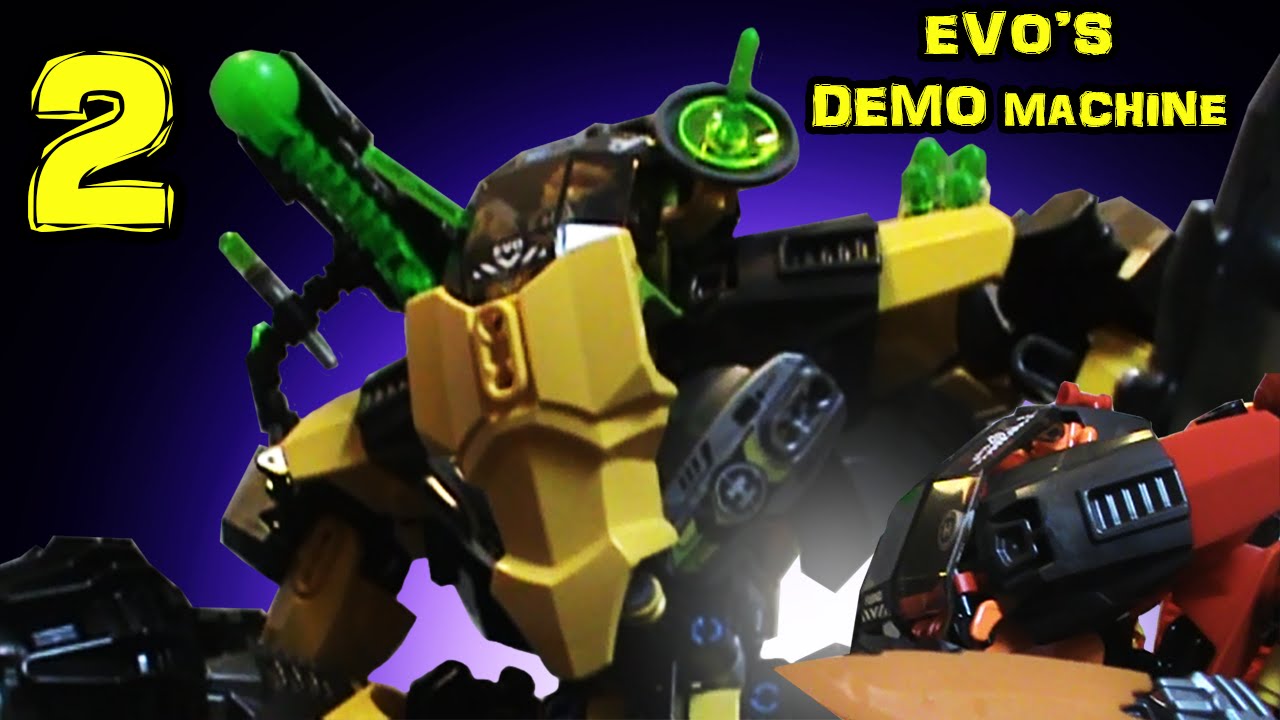 Nickon's Revamps- (Hero Factory) Evo's Demo Machine