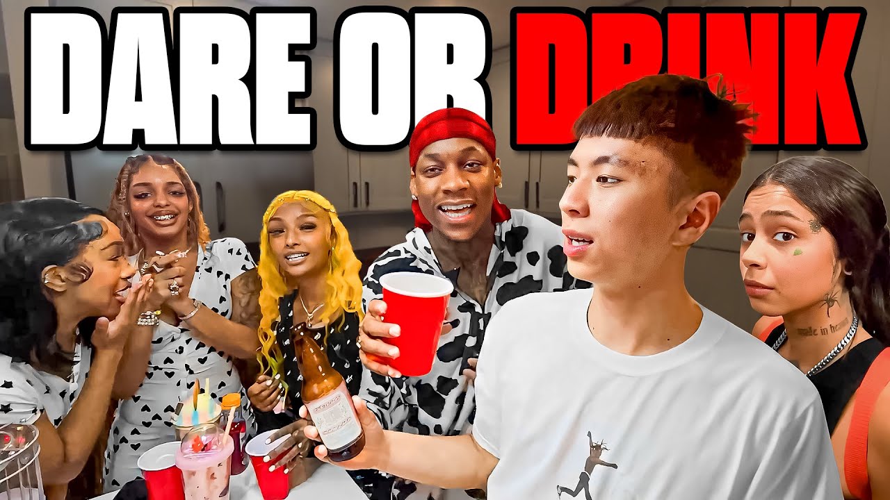 Spicy Dare Or Drink With Gio, Marni, Ray & MORE!