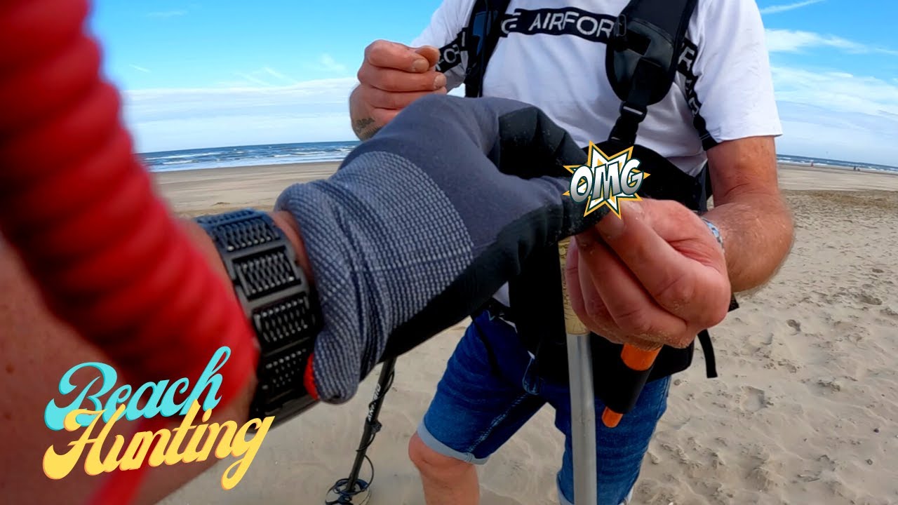WAT vinden wij in DRIE UUR met een METAALDETECTOR op het STRAND? #treasure #metaaldetectie #legend