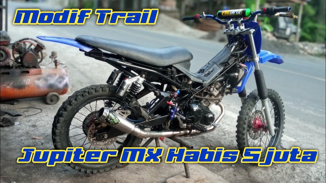 Jupiter MX Modif Trail habis 5 jt 