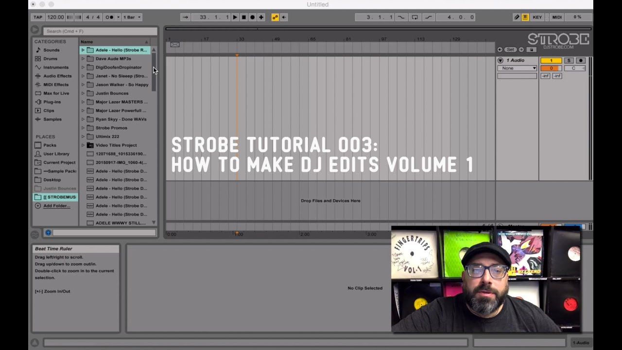 How To Make DJ Edits in Ableton - Strobe Tutorials Episode 3
