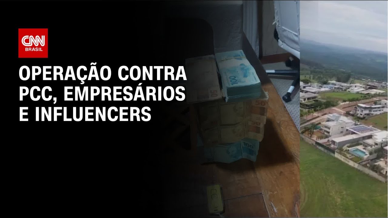 MP faz opera&ccedil;&atilde;o contra PCC, empres&aacute;rios, influencers e traficantes em SP | LIVE CNN