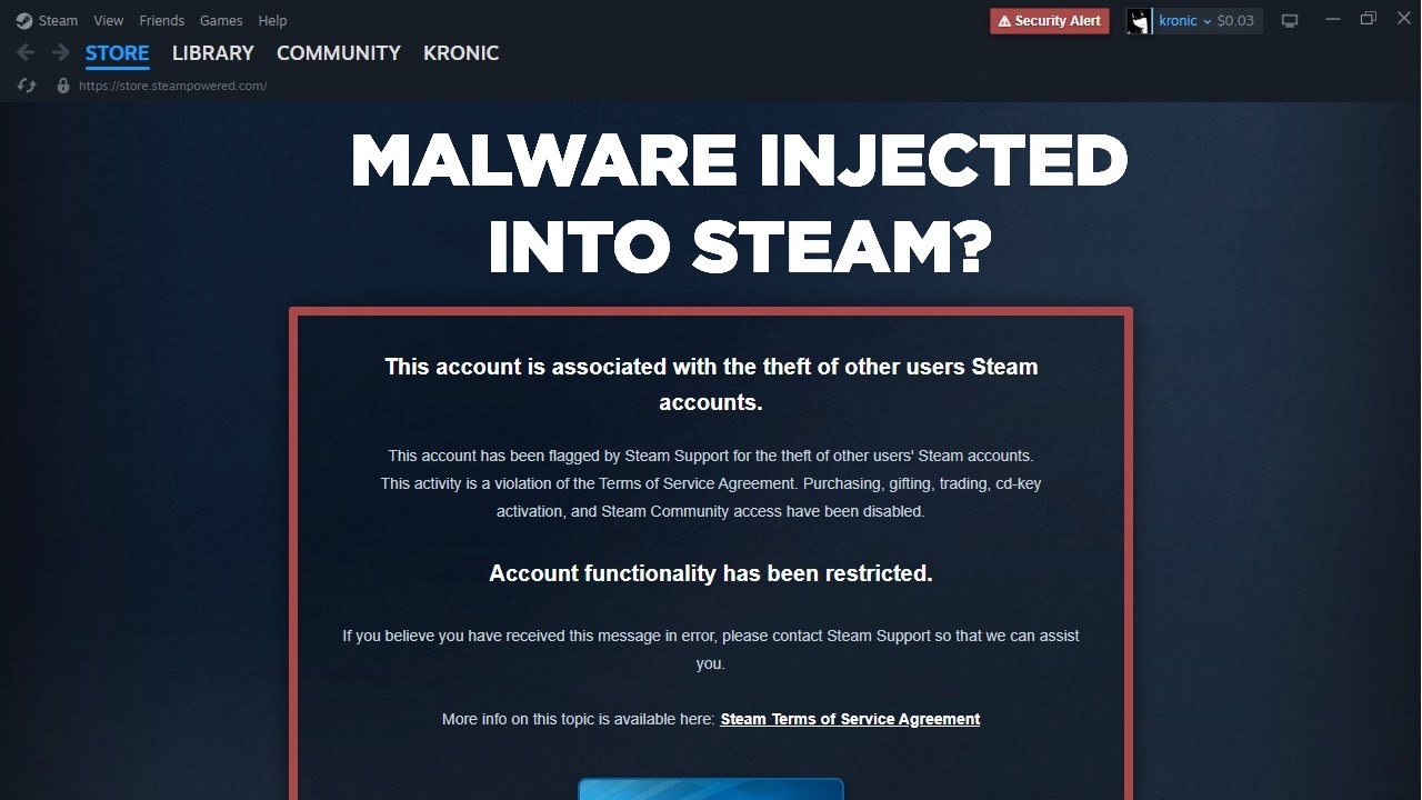 Wstrzyknęli złośliwe oprogramowanie do Steam