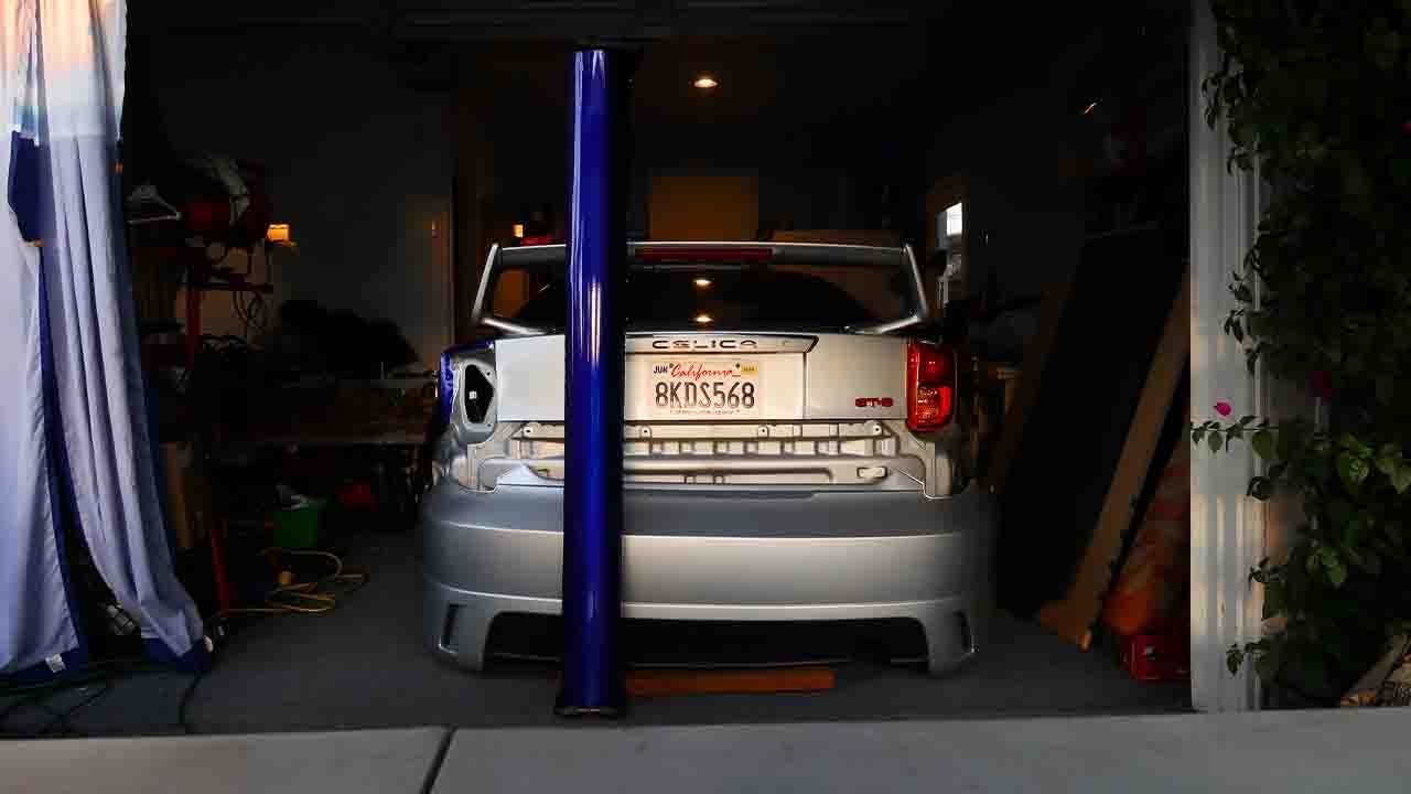 Wrapping the Celica in Blue Raspberry! Part 1