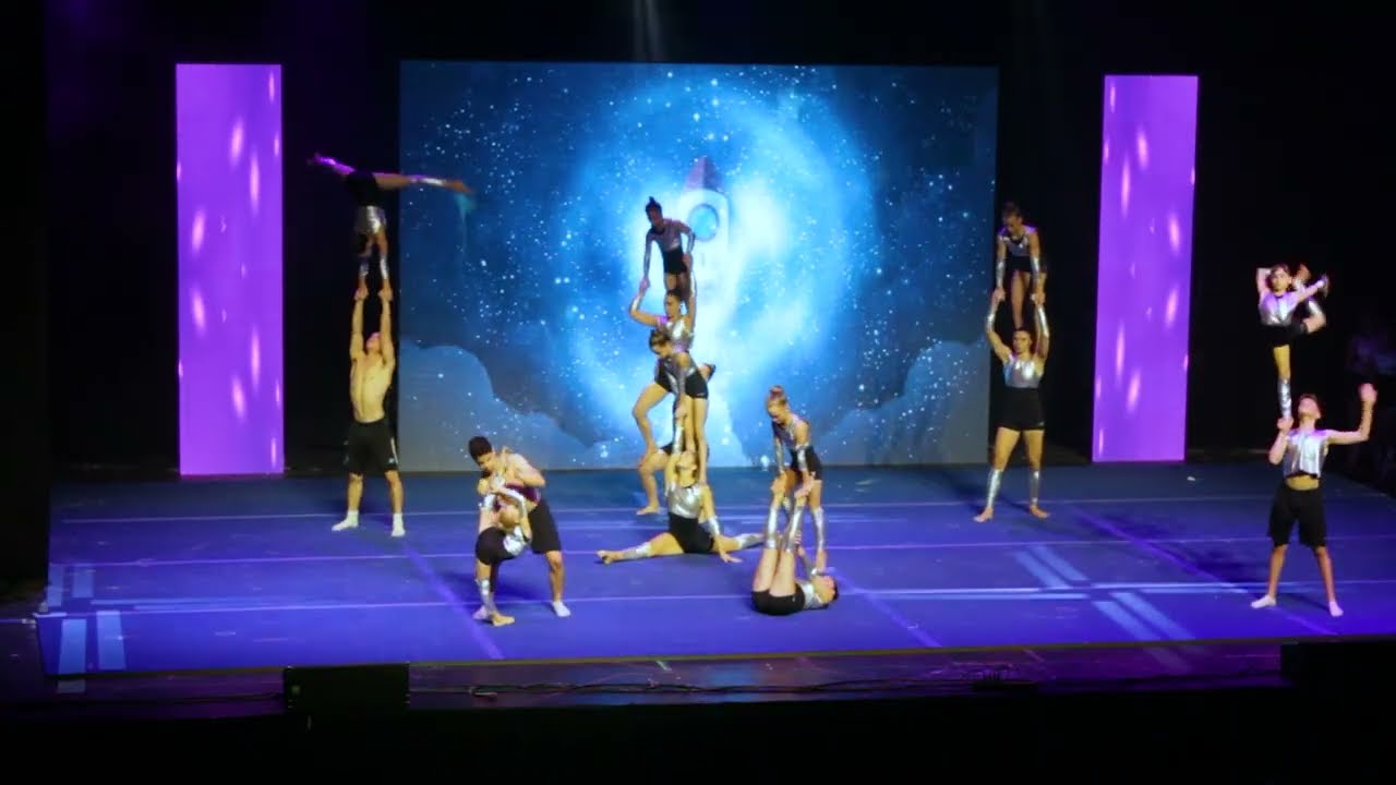 מופע באקרובטיקה - מעופפי חיפה. ליגה, לאומית ובינלאומית - 07.2023