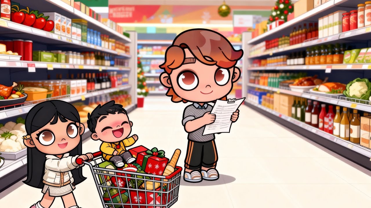 HACEMOS LAS COMPRAS PARA LA CENA NAVIDEÑA🍛🎄| AVATAR WORLD 🌎🌷