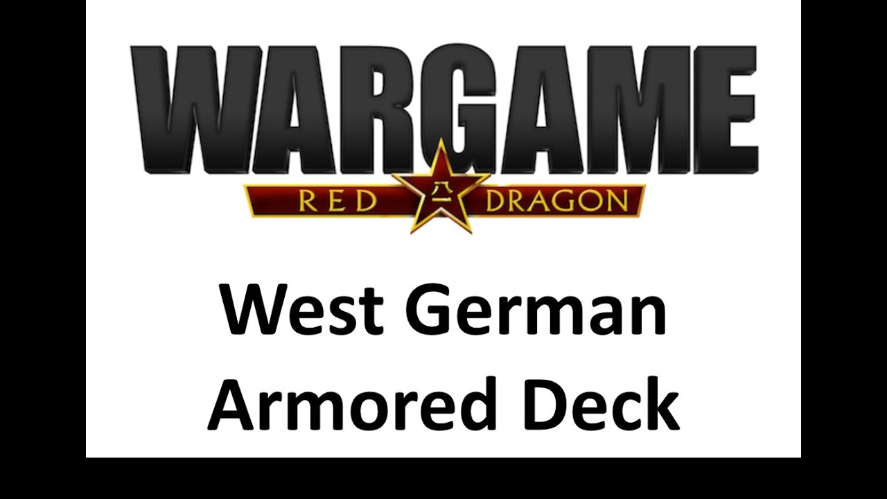 Wargame Red Dragon West German Armored Deck