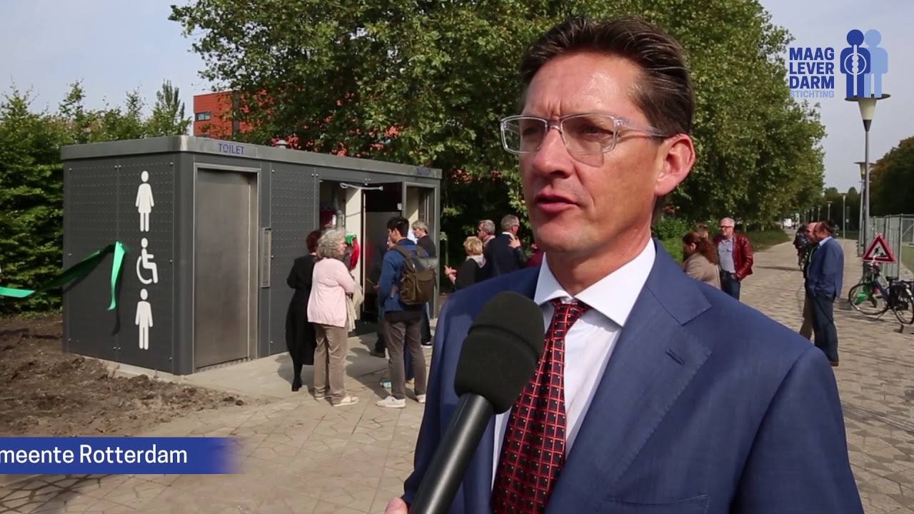 Opening nieuwe openbare toiletten Rotterdam
