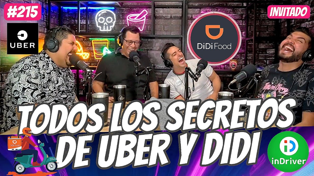 Todos los SECRETOS 🤫 de UBER y DIDI 🚖 #215 HAMBRIADOS