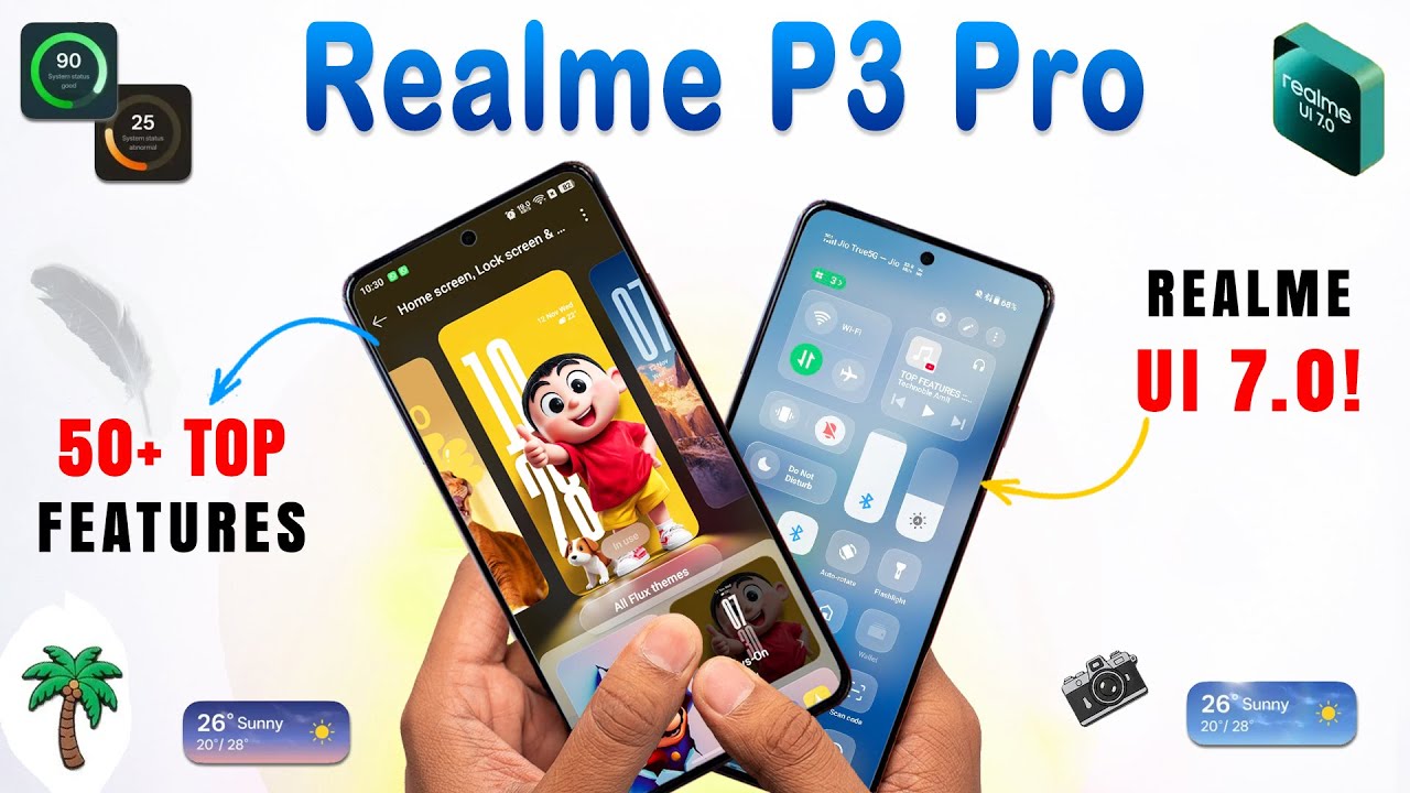 Realme P3 Pro Realme UI 7.0 Update: 50+ New Features | Android 16 New Update | RealmeUI 7.0 Update🔥🔥