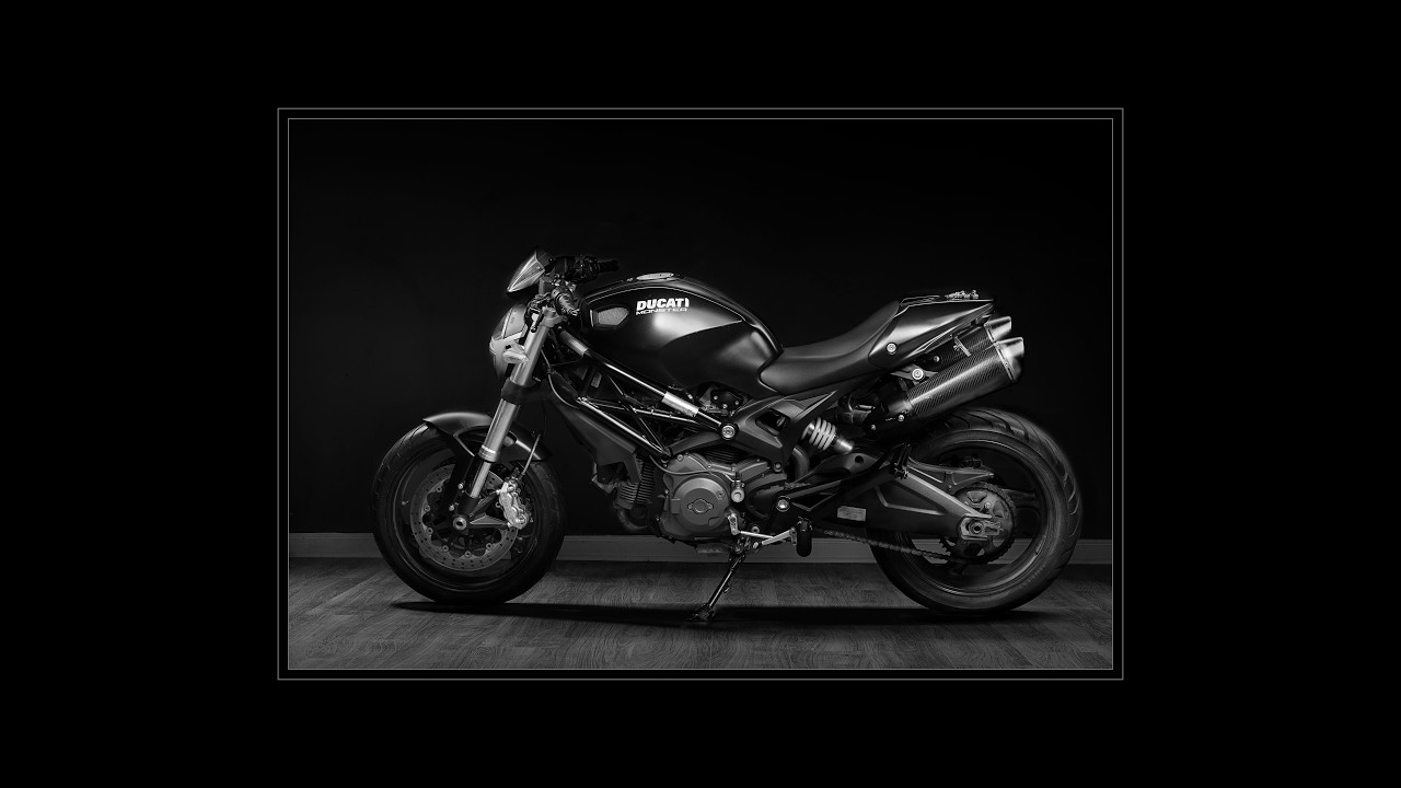 Photoshop and Adobe Camera Demo of Motorcycle