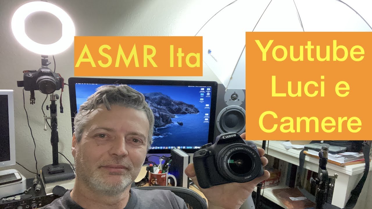 Video ASMR Ita Youtube tutorial luci e camere 2020 Parte 2 voce rilassante
