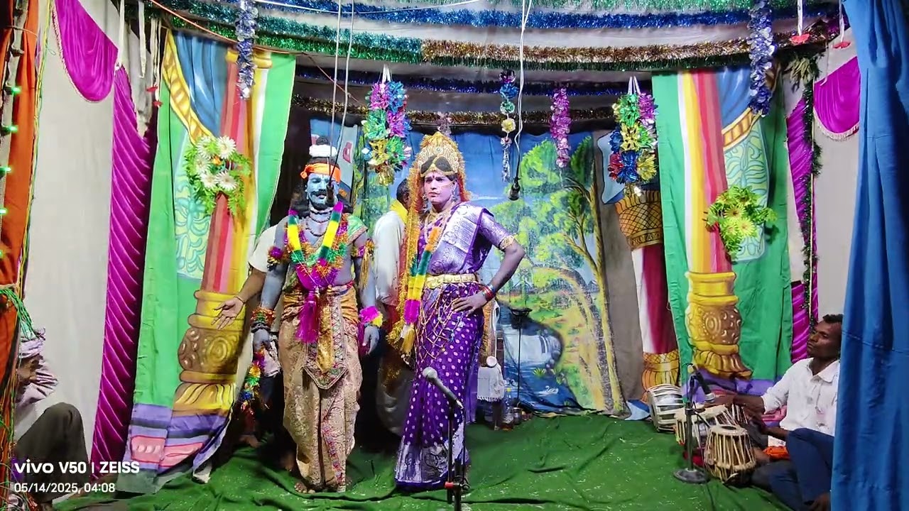 చన్మన్ పల్లి రెండో రోజు చెన్నకేశవ స్వామి నాటకం చెన్నమ్మ పొలముకుపోవడం