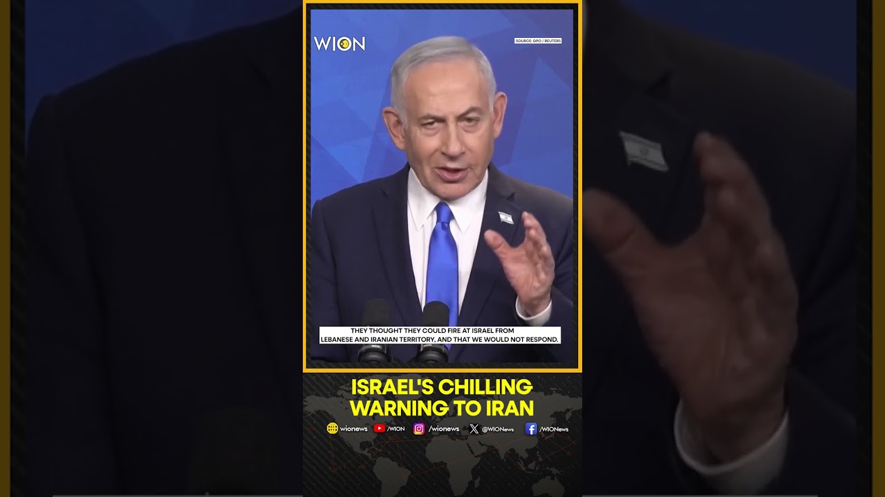 Israel-Iran War: Netanyahu Issues Big Warning To Iran, Says ' Israel Will Respond With Force' | WION