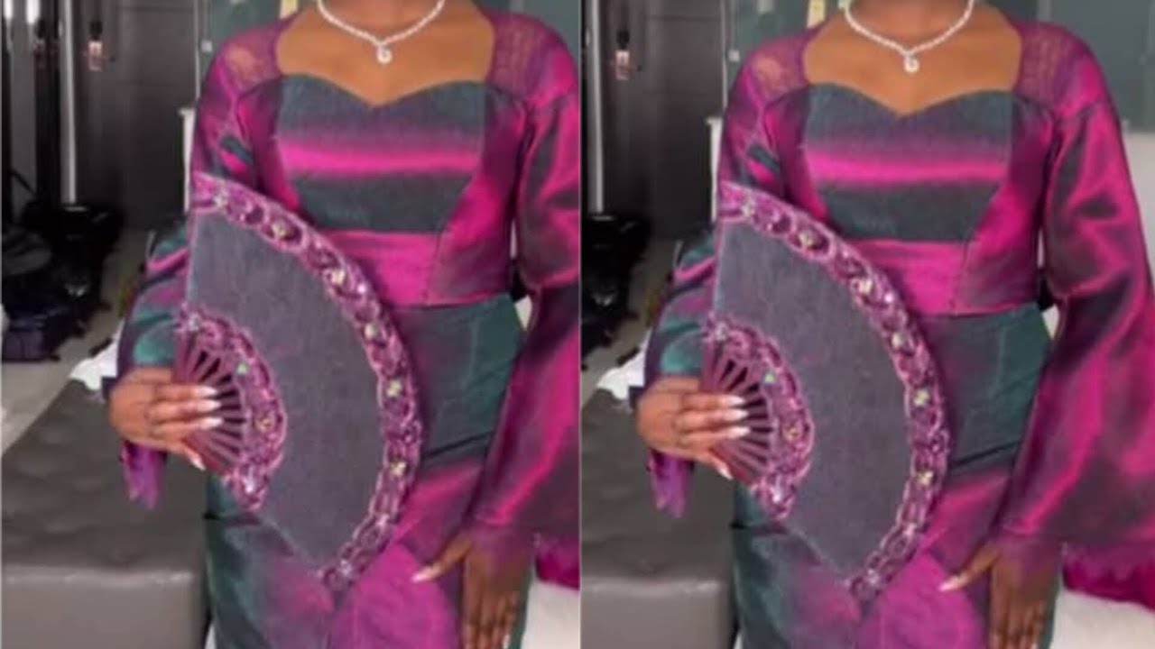 How to make Aso oke Bridal hand fan/ DIY Asooke hand fan