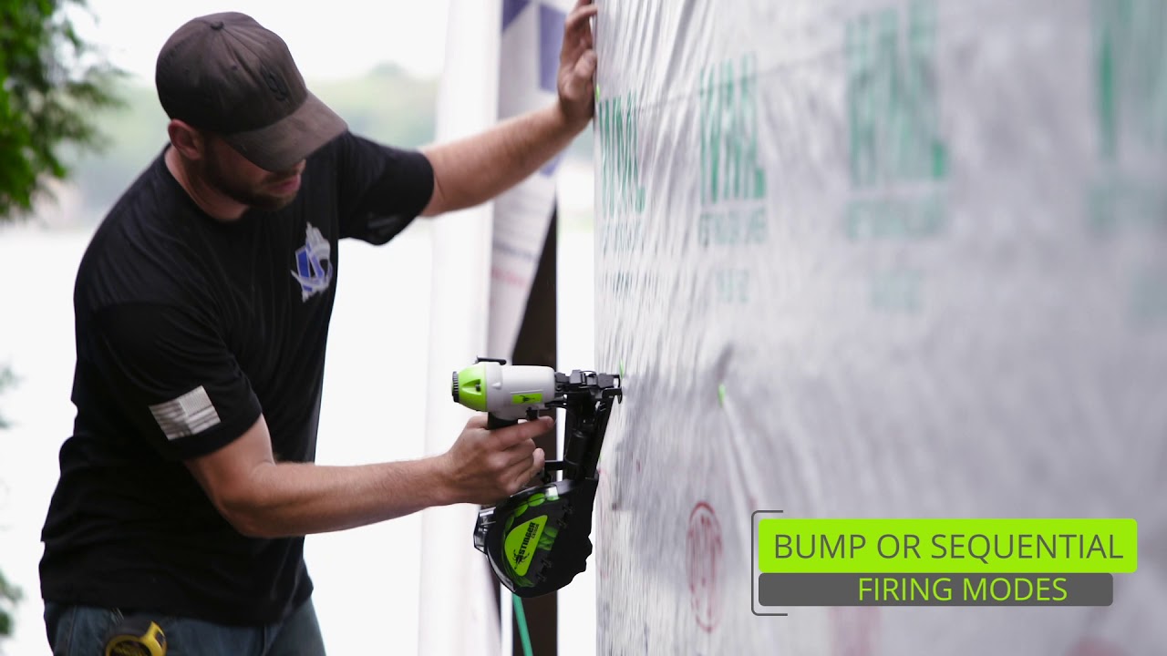 STINGER CS150B Cap Stapler Installing DuPont&trade; Tyvek&reg; HomeWrap